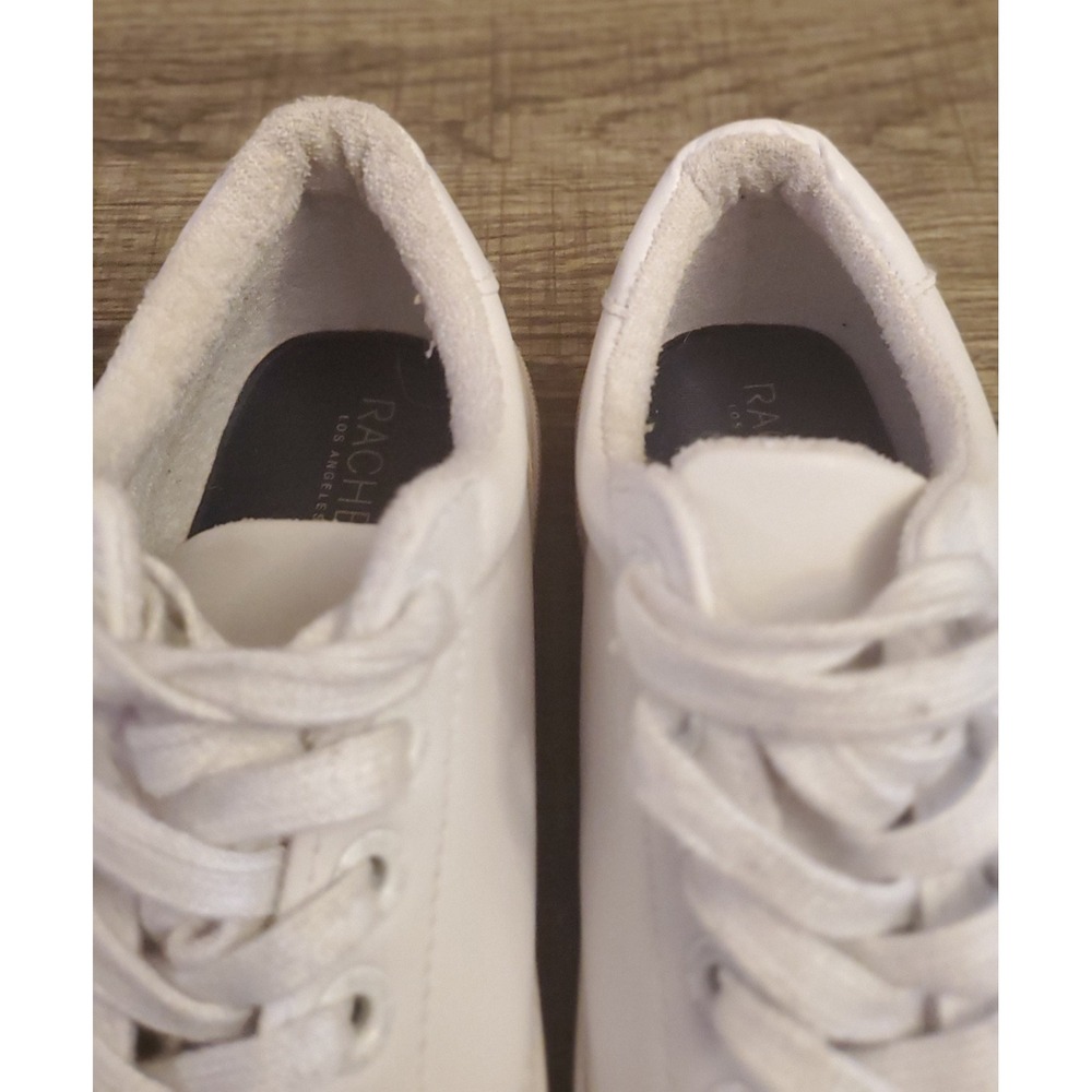 Rachel Zoe Leather Court Shoes Womens Size 6.5 White - Picture 3 of 11